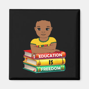 Imán La educación es libertad Mes de la historia negra 