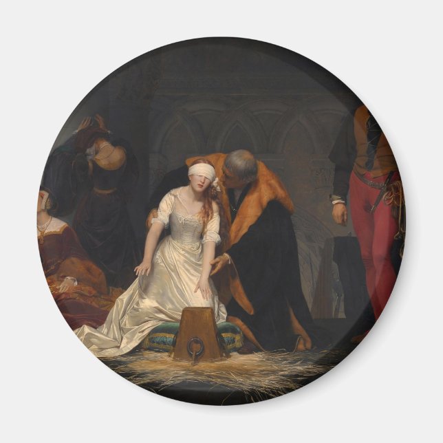 Imán La ejecución de Lady Jane Gray (Frente)