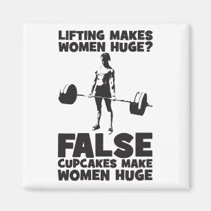 Imán ¿La elevación hace a mujeres enormes? Falso.