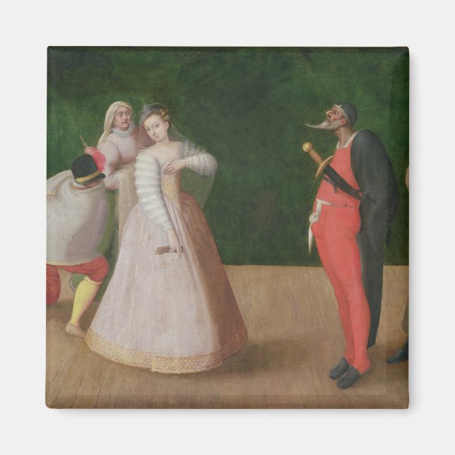 Imán La empresa Commedia dell'Arte (Frente)