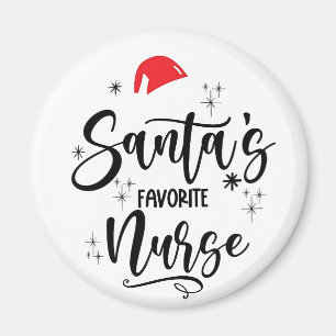 Imán La enfermera favorita de Santa Navidad