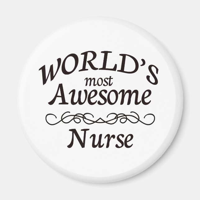 Imán La enfermera más asombrosa del mundo (Frente)