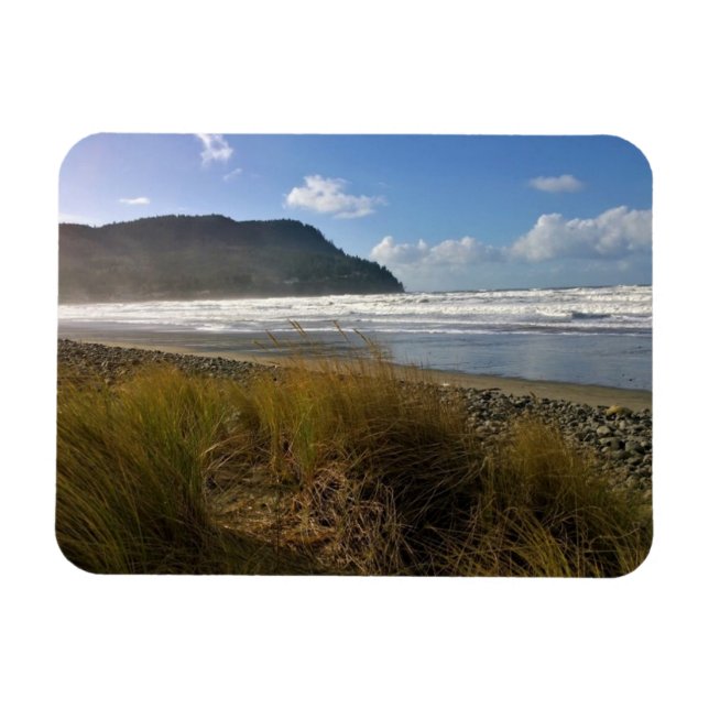 Imán La ensenada, la costa costera, la costa de Oregón (Horizontal)