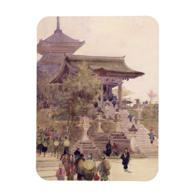 Imán La entrada al templo de Kiyomizu-Dera, Kioto (Vertical)