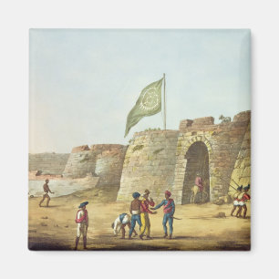 Imán La entrada del norte en el fuerte de Bangalore,