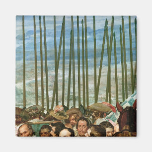 Imán La entrega de Breda, detalle de soldados