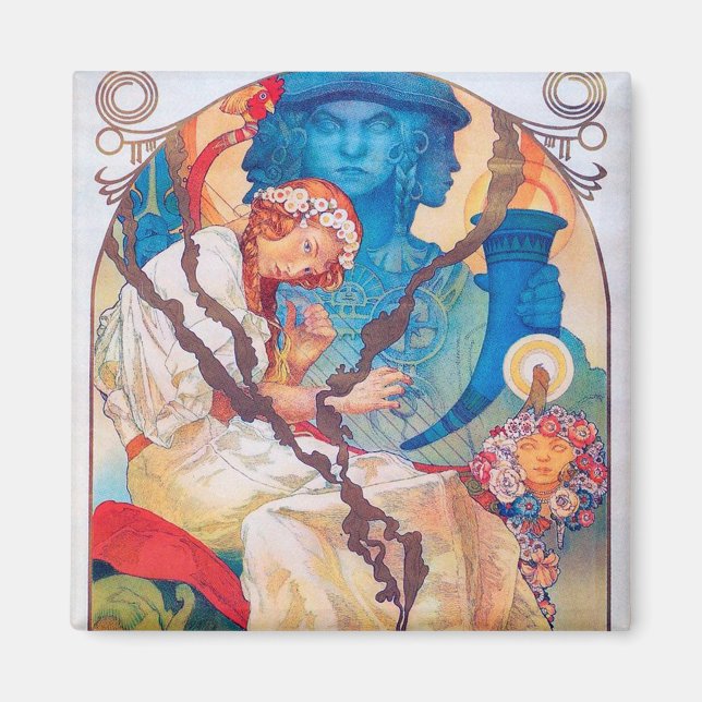 Imán La Epopeya Eslava, Alphonse Mucha (Frente)