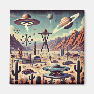 Imán La era espacial Alien el desierto Invasión Fantasí