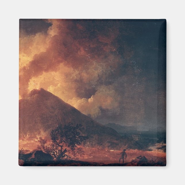 Imán La erupción del Monte Vesubio en 1771 (Frente)