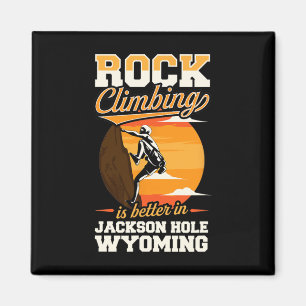 Imán La escalada en roca es mejor en Jackson Hole Wyomi