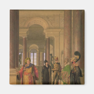 Imán La escalera principal del Louvre, 1817