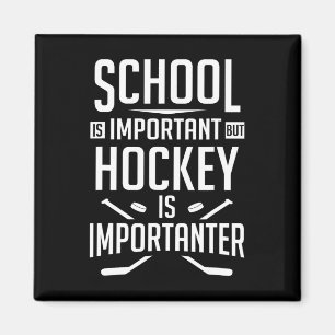 Imán La escuela de hockey divertida es importante, pero