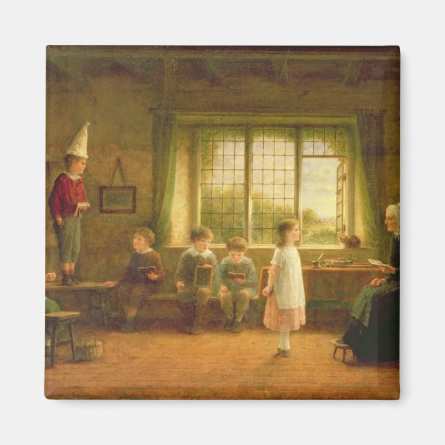 Imán La escuela de la Dama, s. y d. 1899 (Frente)