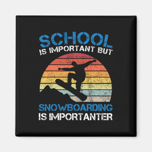 Imán La Escuela De Vintage Es Importante, Pero El Snowb