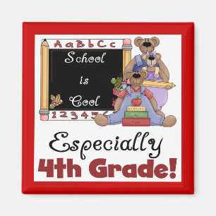Imán La escuela es 4tas camisetas y regalos frescos del