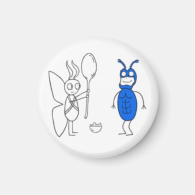 Imán La ESCUELA ES Demasiado grande (Frente)