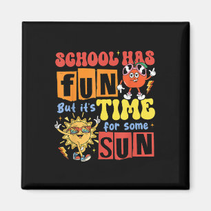 Imán La escuela es divertida, pero es hora de algún sol