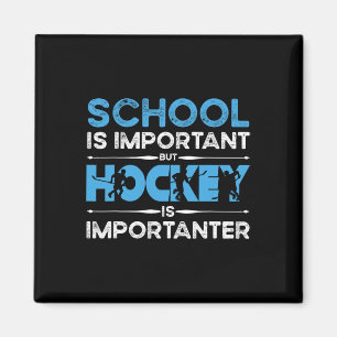 Imán La Escuela Es Importante, Pero El Hockey Es Import