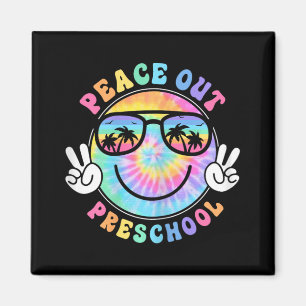 Imán La Escuela Peace Out 2024 El Último Día Del Verano
