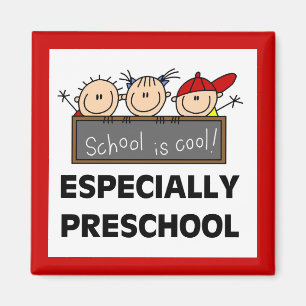Imán La escuela preescolar es camisetas y regalos