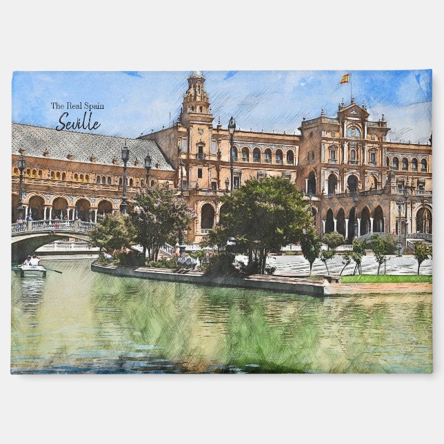 Imán La España Real - Sevilla (Anverso)