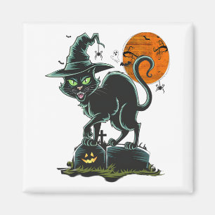 Imán La espeluznante espeluznante Halloween Black Green