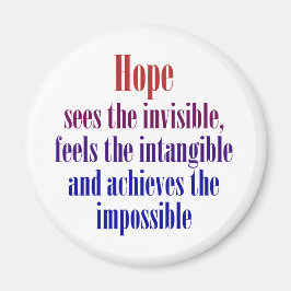 Imán La esperanza ve lo invisible