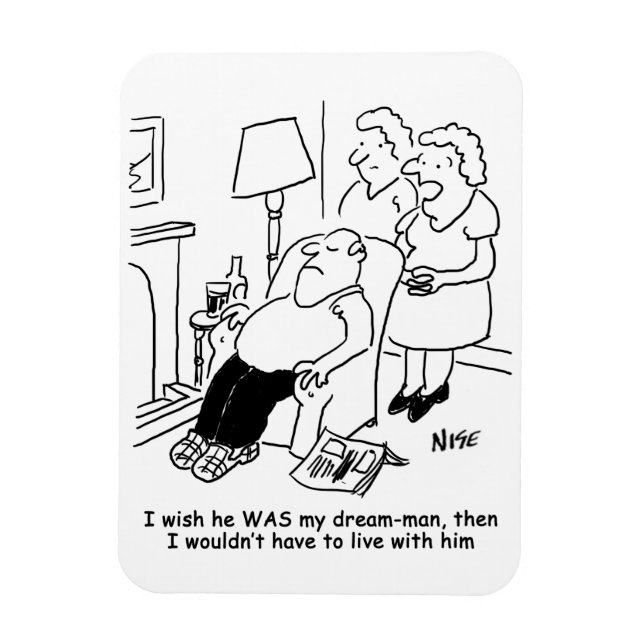 Imán La esposa desea que su esposo fuera su hombre soña (Vertical)