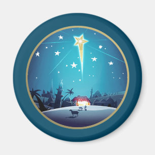Imán La Estrella de Belén. Magnates de regalo para navi