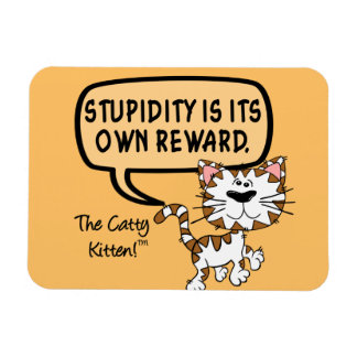 Imán La estupidez es su propia recompensa