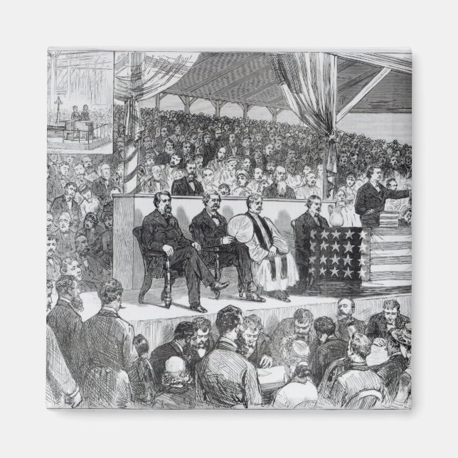 Imán La Exposición Internacional del Algodón de Atlanta (Frente)