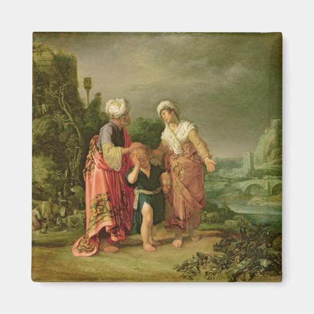 Imán La expulsión de Hagar, 1612 (Frente)