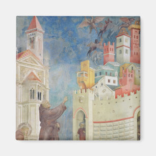 Imán La expulsión de los diablos de Arezzo, 1297-99
