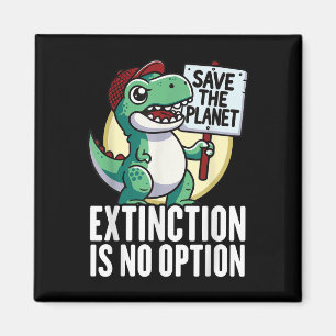 Imán La extinción no es una opción Pro ambiental de din