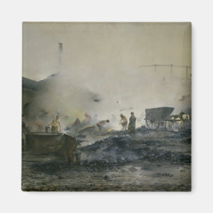 Imán La fábrica del gas en Courcelles, 1884