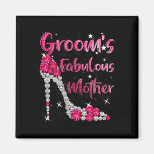 Imán La fabulosa madre de Groom feliz matrimonio Boda