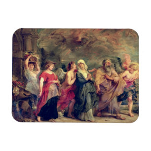 Imán La familia de la porción que sale de Sodom, 1625