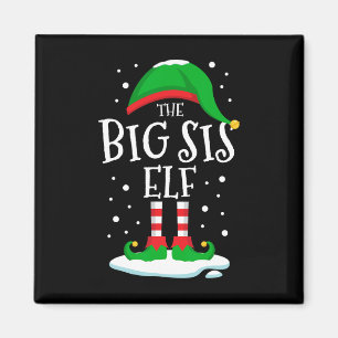 Imán La familia de los grandes Navidades del Sis Elf co