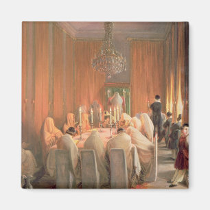 Imán La familia de Rothschild en el rezo