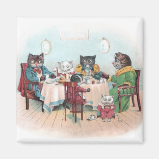 Imán La familia del gato se queda sin desayuno