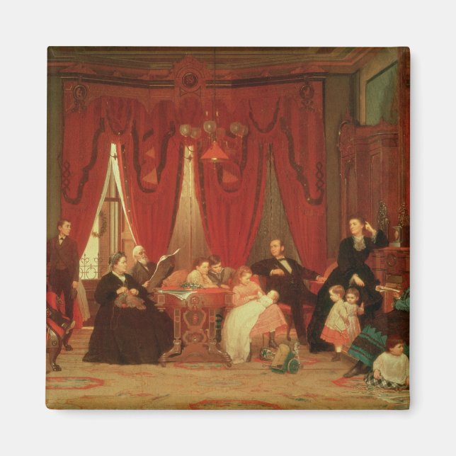 Imán La familia Hatch, 1870-71 (Frente)