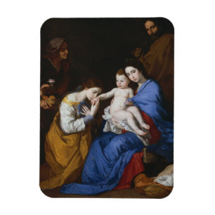 Imán La familia santa con Santa Ana y Catherine