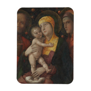 Imán La familia santa con Santa María Magdalena