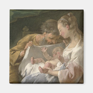 Imán La familia santa, siglo XVIII