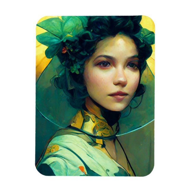 Imán La Fantasía Headdress (Vertical)