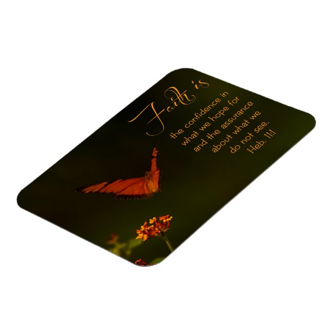 Imán La fe es... la escritura Inspiradora (Lado Izquierdo)