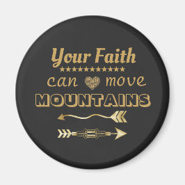 Imán La fe puede mover montañas la verso de la biblia