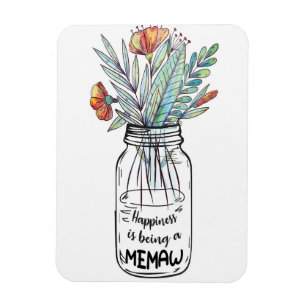 Imán La felicidad de arte de la esposa es un meme