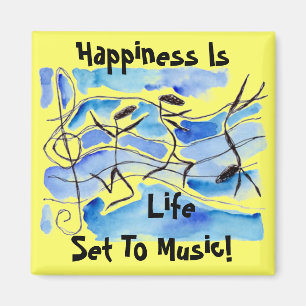Imán ¡La felicidad de las notas musicales es vida