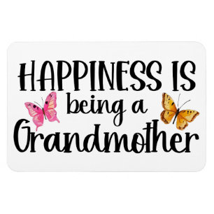 Imán La Felicidad de Ser una Abuela Mariposa Abuela